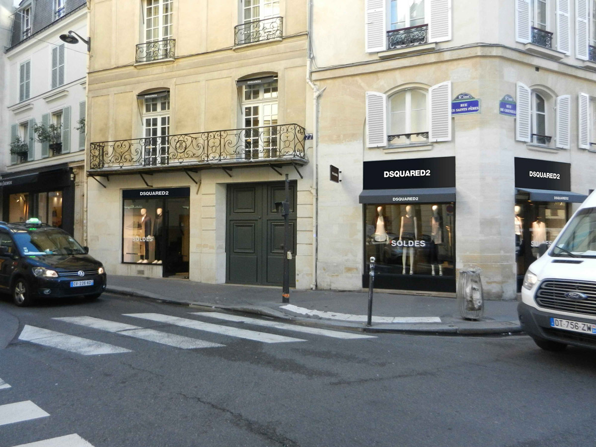 boutique dsquared2 rue saint honoré